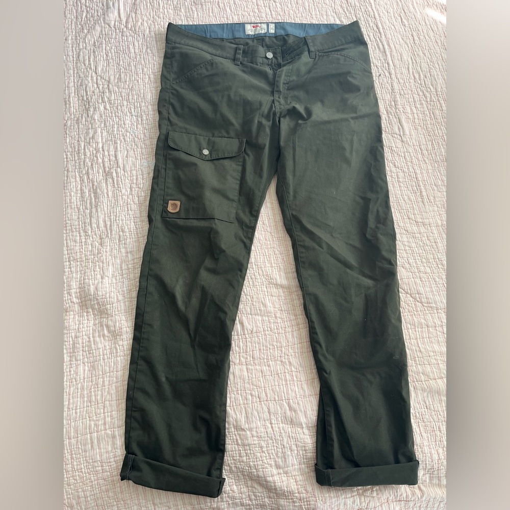 Fjallraven Olive Green Outdoor Pants